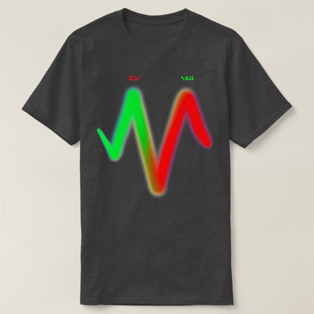 Waggish Buy Sell chart T-Shirt (Design Front)
