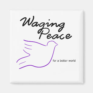 Waging Peace Dove magnet