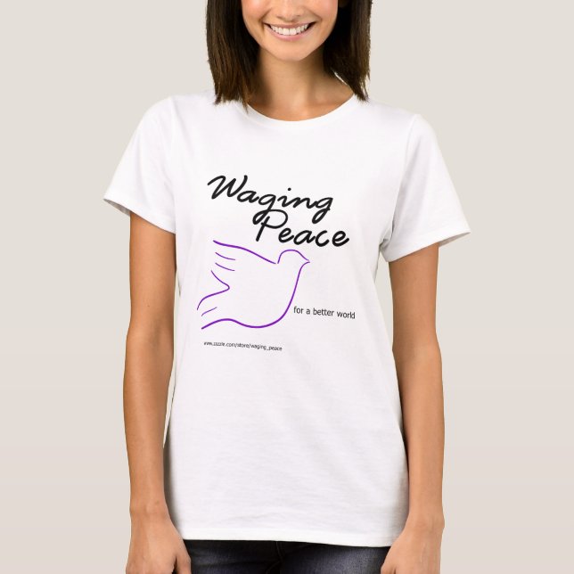 Waging Peace Dove women's t-shirt (Front)