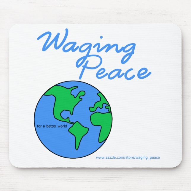 Waging Peace Earth mousepad (Front)