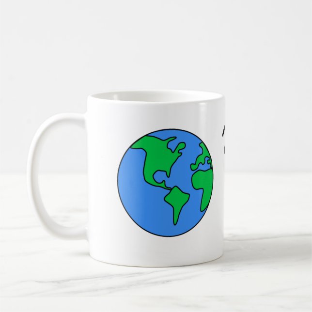 Waging Peace Earth mug (Left)