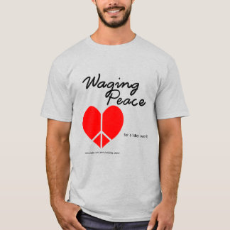 Waging Peace Heart t-shirt