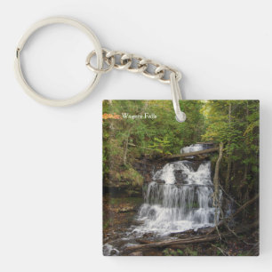 Wagner Falls acrylic key chain
