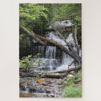Wagner Falls Jigsaw Puzzle