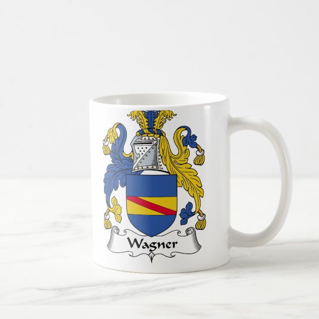 Wagner Family Crest Coffee Mug (Right)