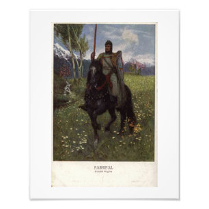 Wagner Opera Parsifal Vintage Style  Photo Print