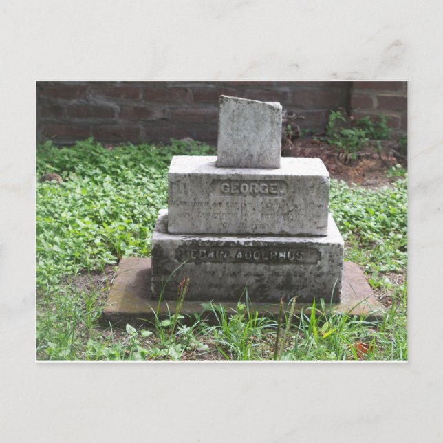 Wagner Tombastone Postcard (Front)