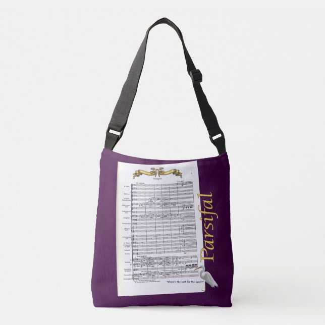 Wagner's Parsifal Crossbody Bag (Front)