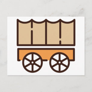 Wagon Cart Postcard