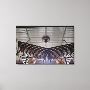 Wagon Ceiling with Luggage Rack Le Mastrou Canvas Print
