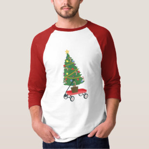 Wagon Christmas Tree T-Shirt