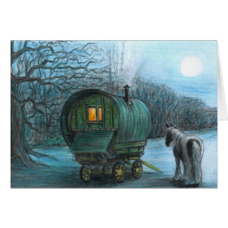 Wagon in the Moonlight