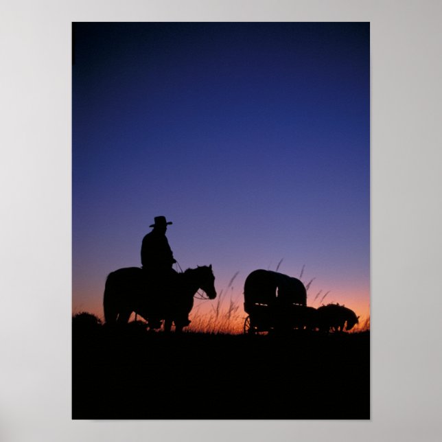 Wagon Train 12 X 16 Photo Poster (Front)