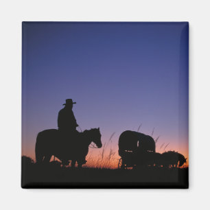 Wagon Train Magnet