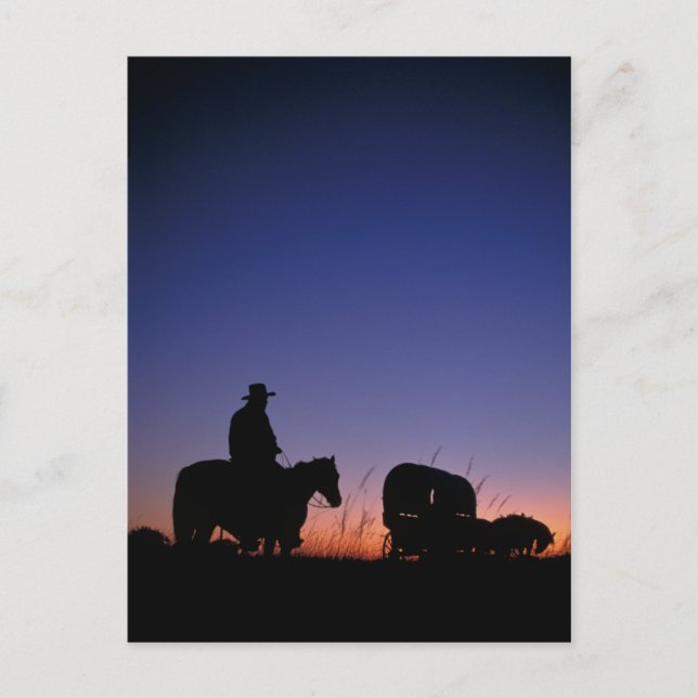Wagon Train Postcard (Front)