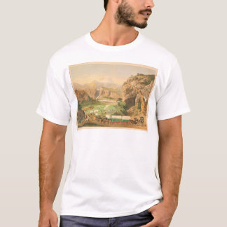 Wagon Trains arriving at Outpost (1838A) T-Shirt