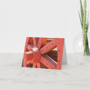 Wagon Wheel Detail Note Card