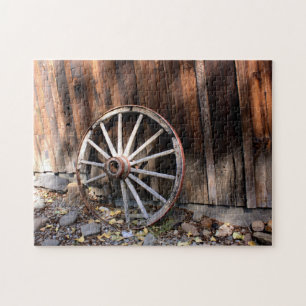 Wagon Wheel Jigsaw Puzzle