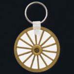 WAGON WHEEL-KEYCHAIN KEY RING<br><div class="desc">WAGON WHEEL-KEYCHAIN--BACKGROUND COLOR CAN BE CHANGED-CHANGE YOUR TEXT</div>