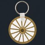 WAGON WHEEL-KEYCHAIN KEY RING<br><div class="desc">WAGON WHEEL-KEYCHAIN--BACKGROUND COLOR CAN BE CHANGED-CHANGE YOUR TEXT</div>