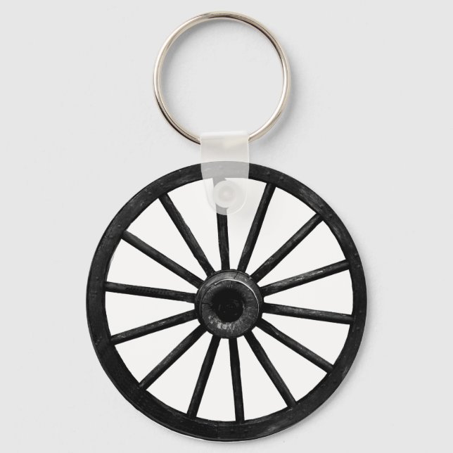WAGON WHEEL-KEYCHAIN KEY RING (Front)