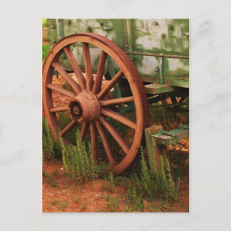Wagon Wheel Postcard