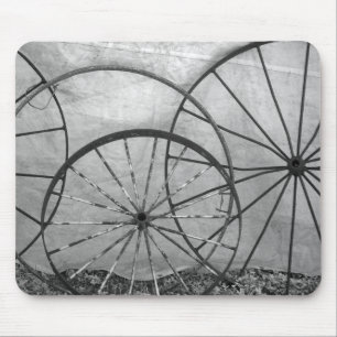 Wagon Wheel Still Life Mouse Mat