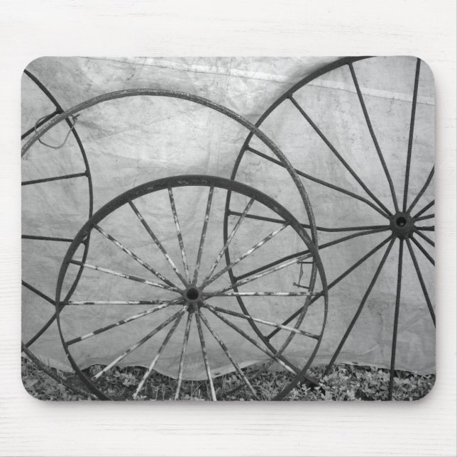 Wagon Wheel Still Life Mouse Mat (Front)