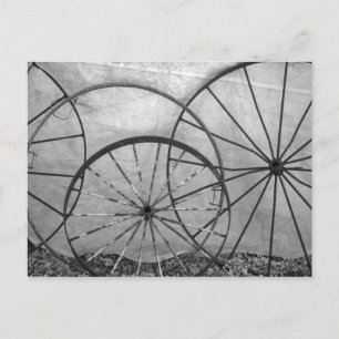 Wagon Wheel Still Life Postcard
