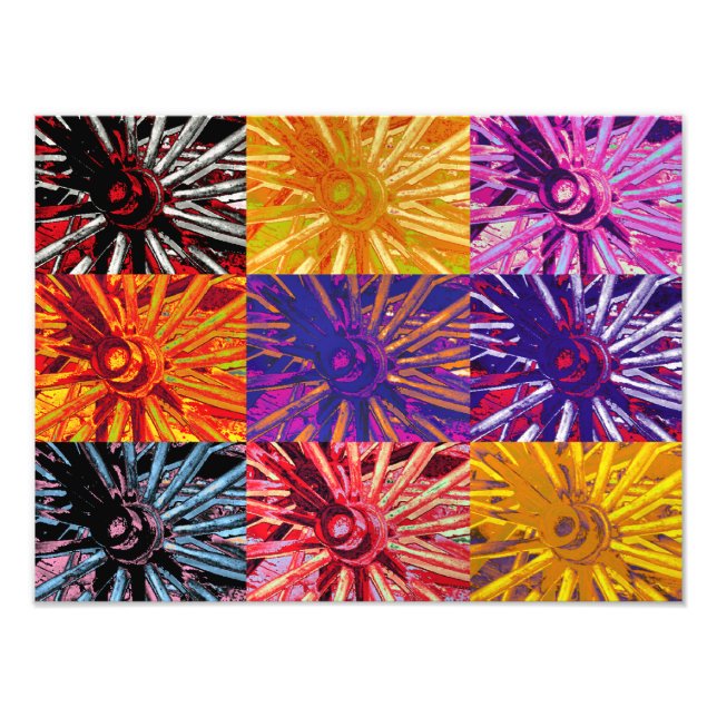 WAGON WHEELS PHOTO PRINT (Front)