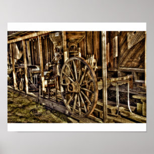 Wagon wheels poster