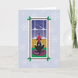 WagsToWishes_Dog Bone Stars Holiday card