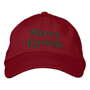 WagsToWishes_Merry Kissmas Embroidered Hat