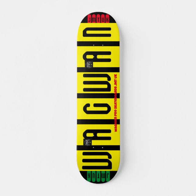 WAGWAN  JMT UK 7 3/4" Skateboard Deck (Front)