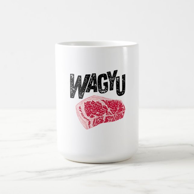 Wagyu Beef Steak - Premium Meat Lover  Coffee Mug (Center)