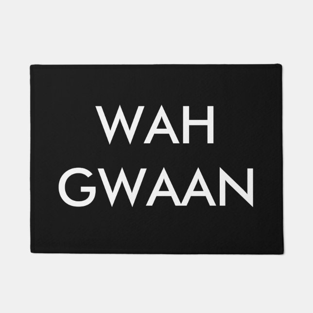 WAH GWAAN DOORMAT (Front)