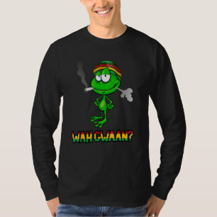Wah Gwaan Patois Jamaica Frog Jamaican Slang T-Shirt