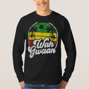 Wah Gwaan Vintage Jamaica Retro Jamaican What's Up T-Shirt