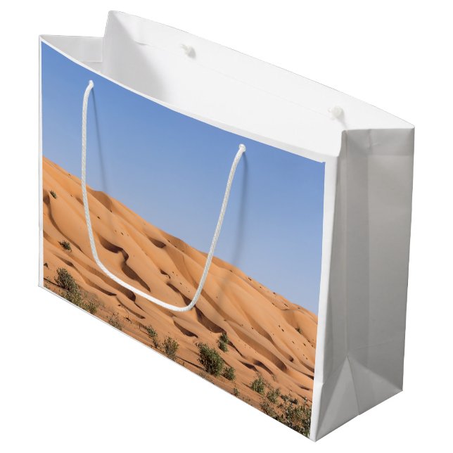 Wahiba Sands desert - Oman Large Gift Bag (Front Angled)