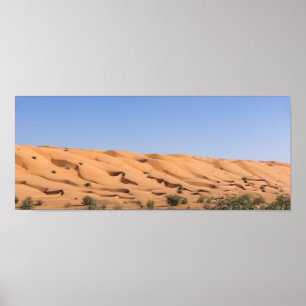 Wahiba Sands desert - Oman Poster