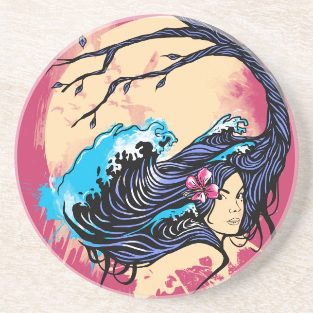 Wahine Mystique Coaster (Front)