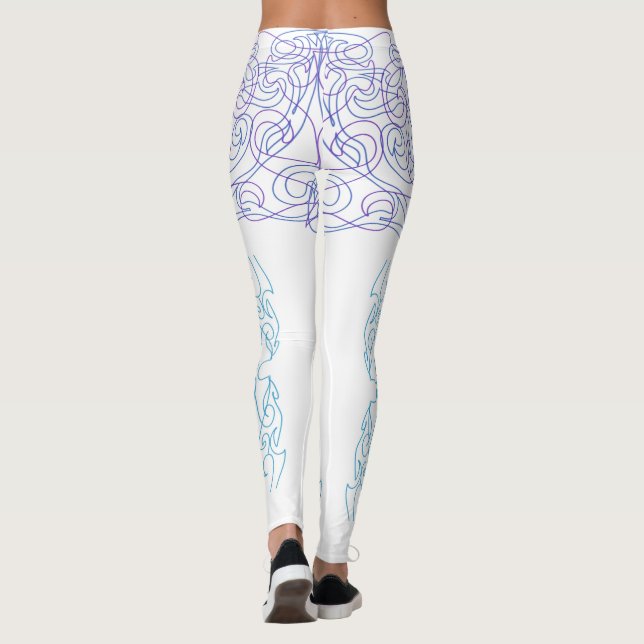 Wahine Toa Tribal Leggings (Back)