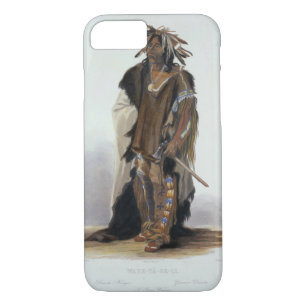 Wahk-Ta-Ge-Li, a Sioux Warrior, plate 8 from Volum iPhone 8/7 Case