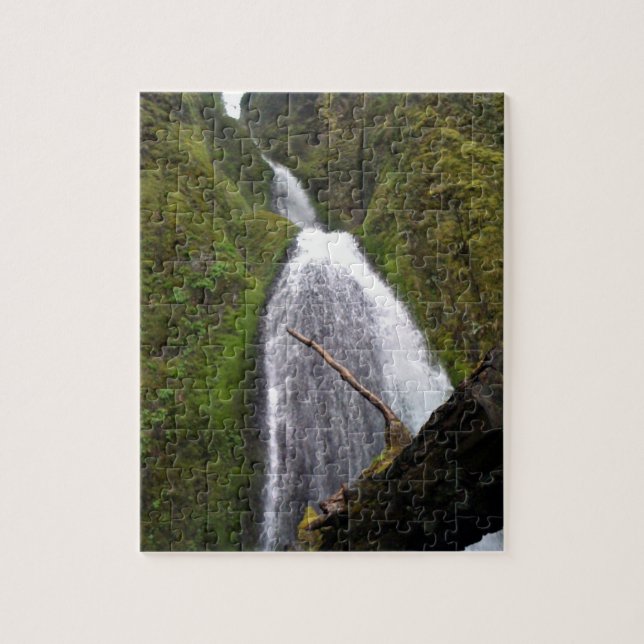 Wahkeena Falls, Oregon Jigsaw Puzzle (Vertical)