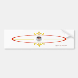 Wahnyo Style Surfboard Bumper Sticker