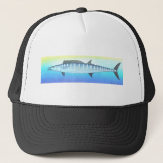 Wahoo fish trucker hat