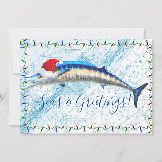 Wahoo Flat Holiday Card (Front)