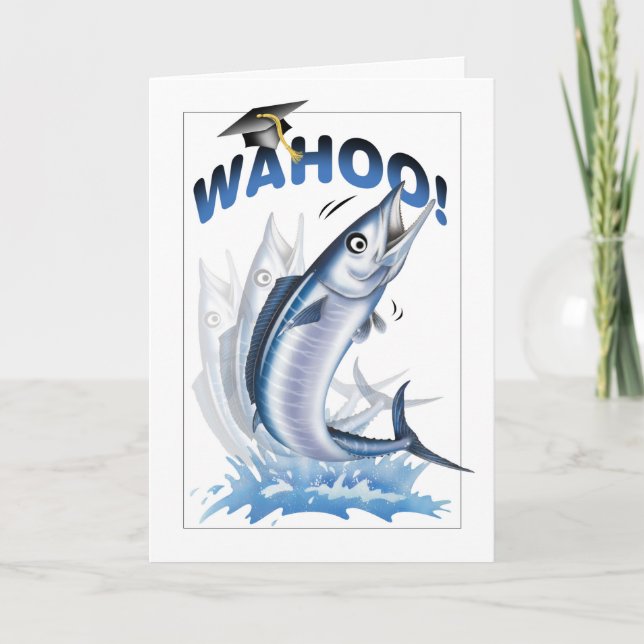 Wahoo Graduation Card (Front)