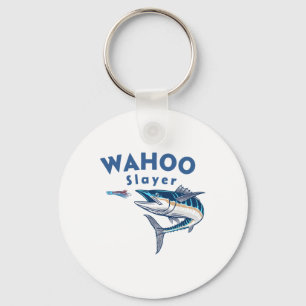 Wahoo Slayer Salt Water Fishing Wahoo Key Ring
