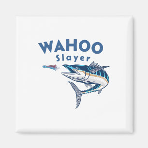 Wahoo Slayer Salt Water Fishing Wahoo Magnet